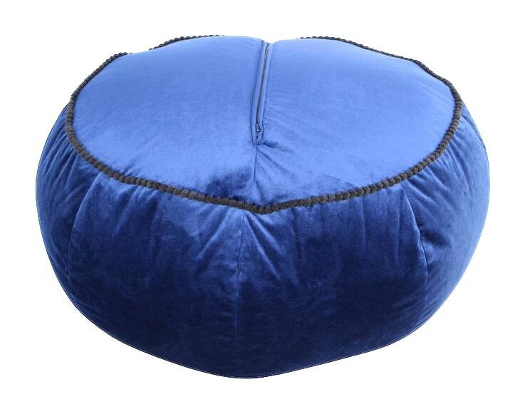 360 Living Hocker Taj Mahal 300 blau H/D: ca. 35x65 cm