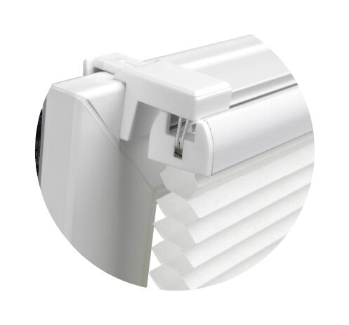 Boviva Waben-Plissee Verdunklungsqualität weiß B/L: ca. 80x130 cm