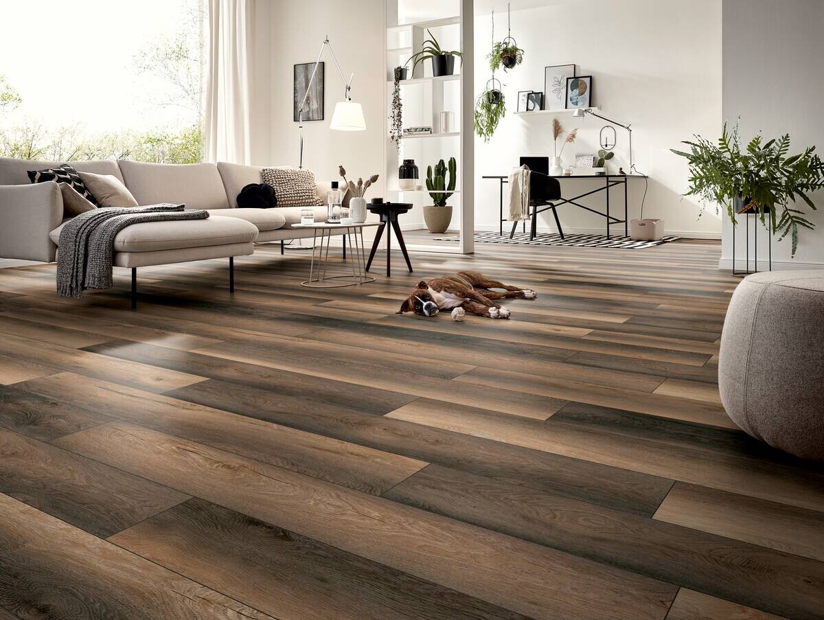 Laminatboden Gnarrenburg ca. 2,131 m² im Paket  B/L: ca. 19,3x138 cm pro Paket