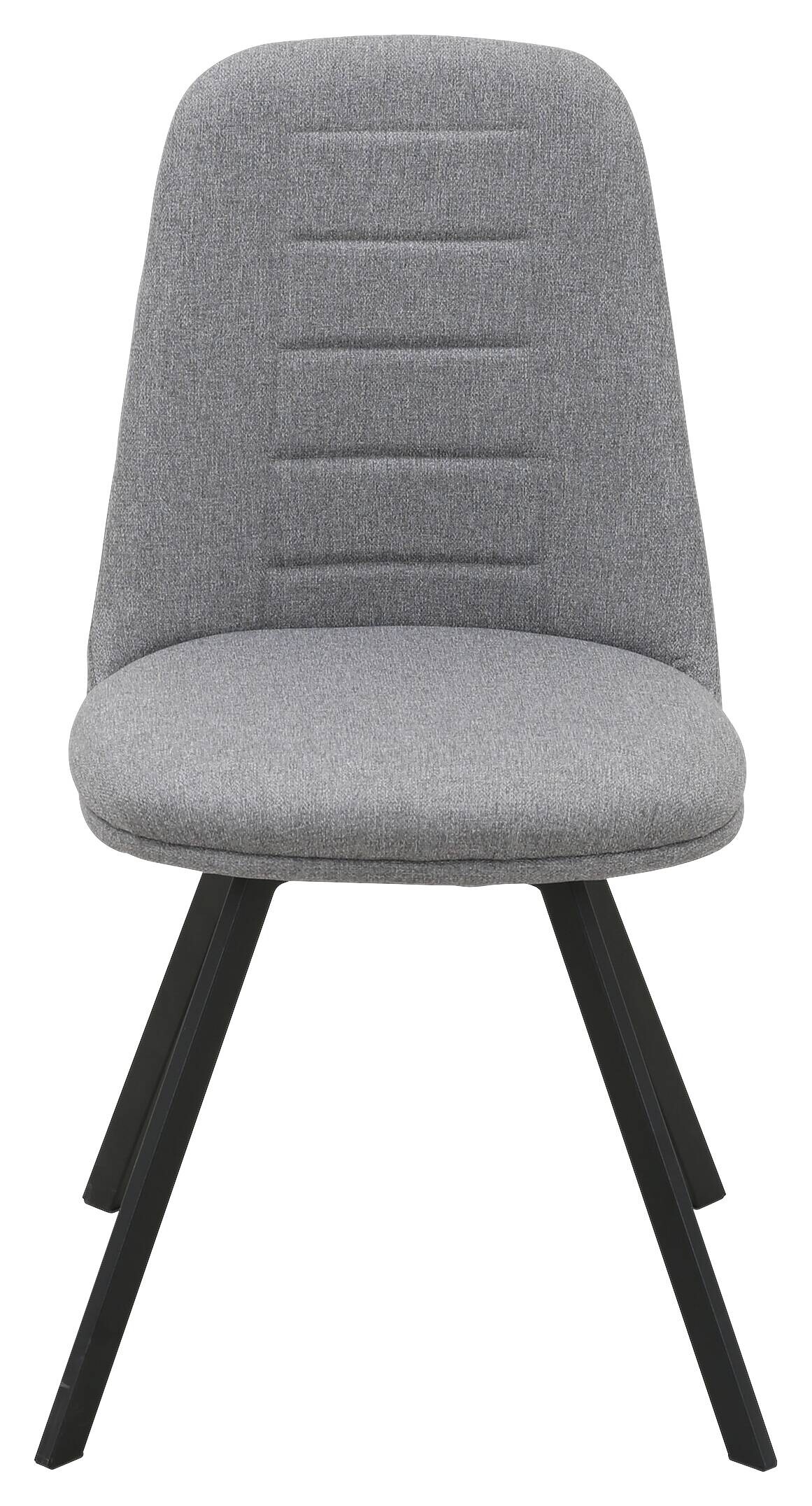 Stuhl CORA grau Microfaser B/T: ca. 56,5x85 cm