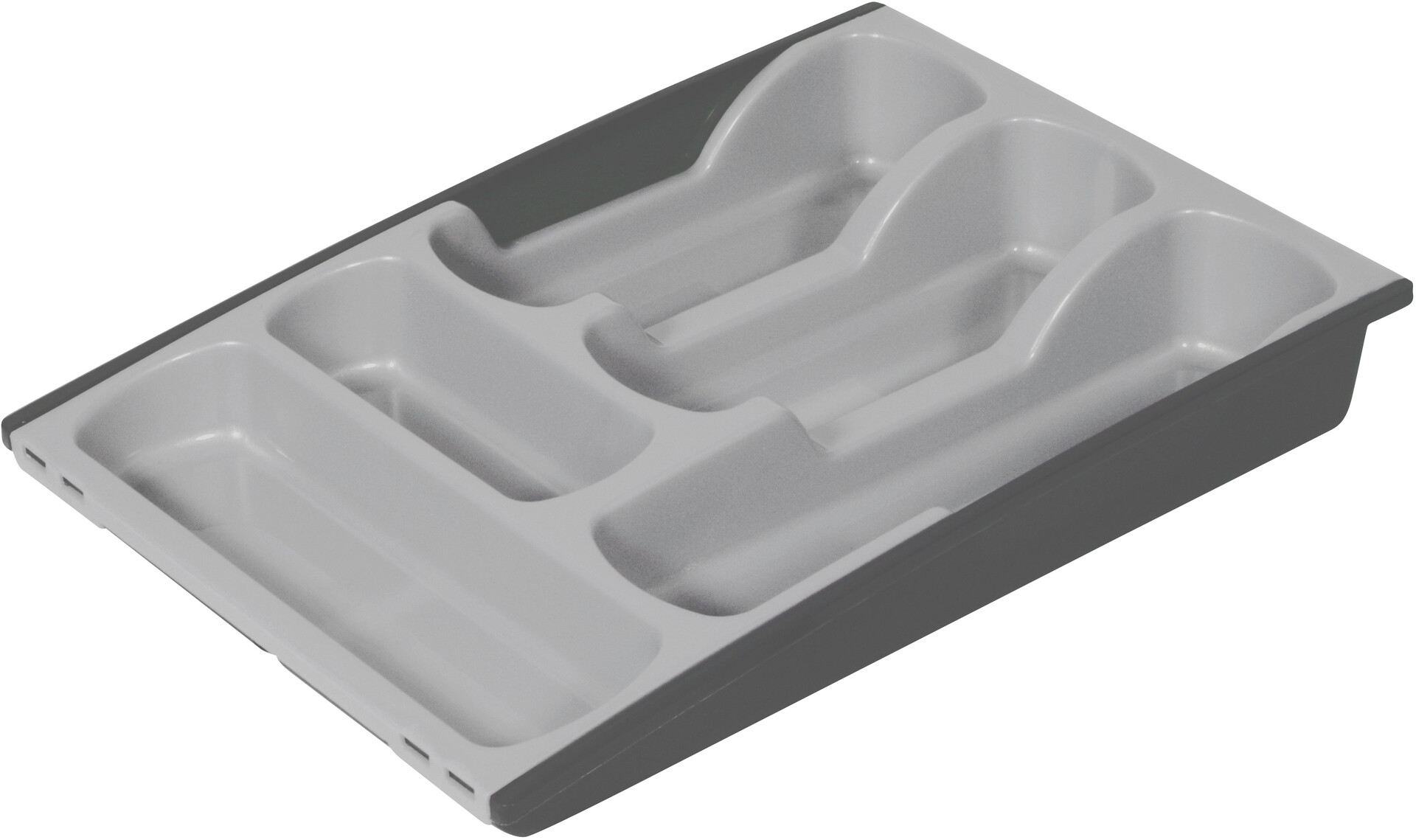 Curver Besteckeinsatz anthrazit B/H/L: ca. 42x6,4x50 cm