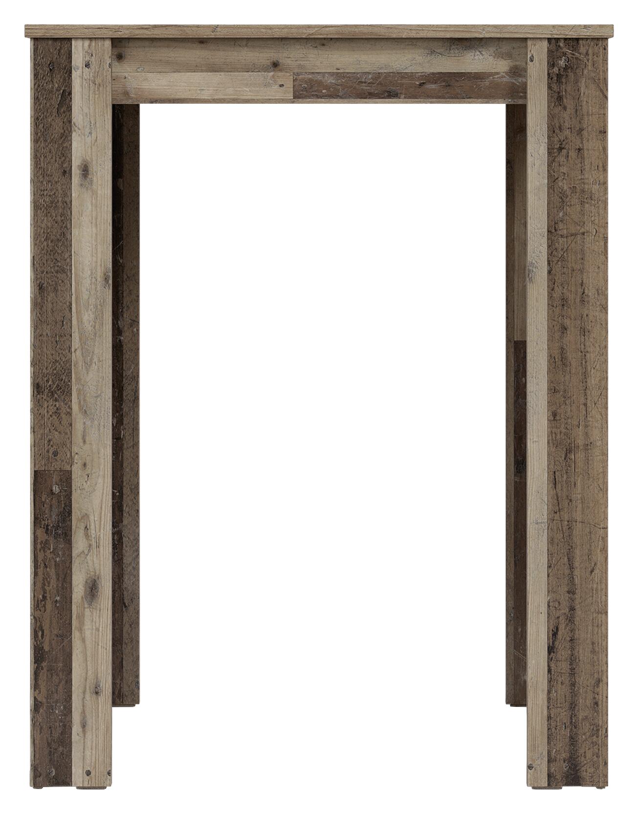 Bartisch NELE Eiche Old Wood Nachbildung Holzwerkstoff B/H/T: ca. 80x104x60 cm