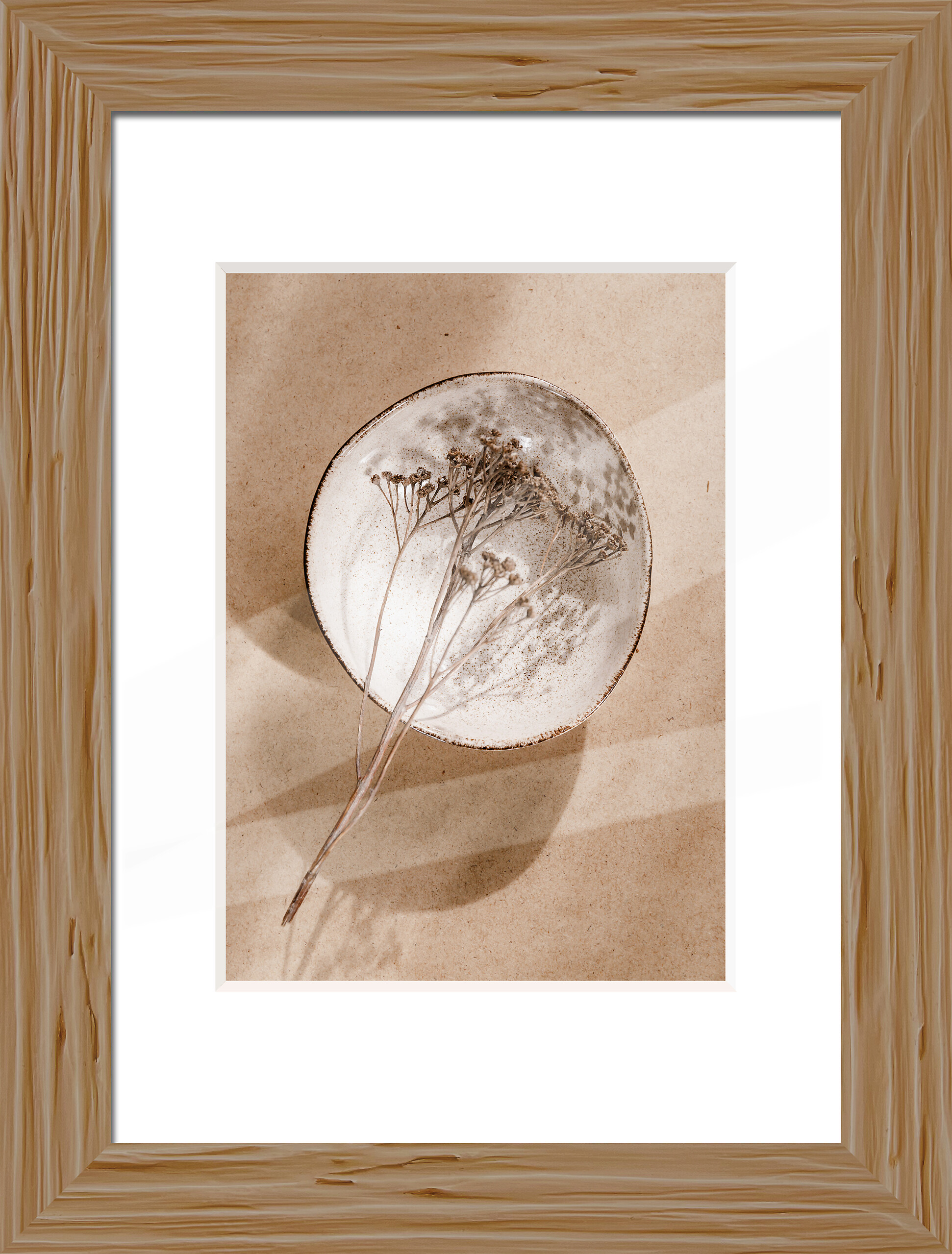 Bilderrahmen natur Holz B/L: ca. 21x29,7 cm