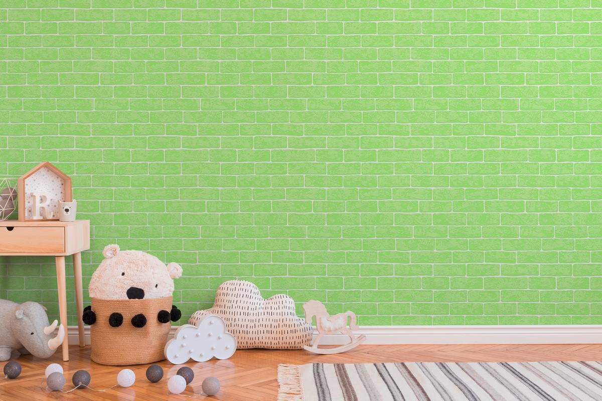 A.S.Creation Vliestapete Best of Wood`n Stone 2nd Edition Steine grün B/L: ca. 53x1005 cm