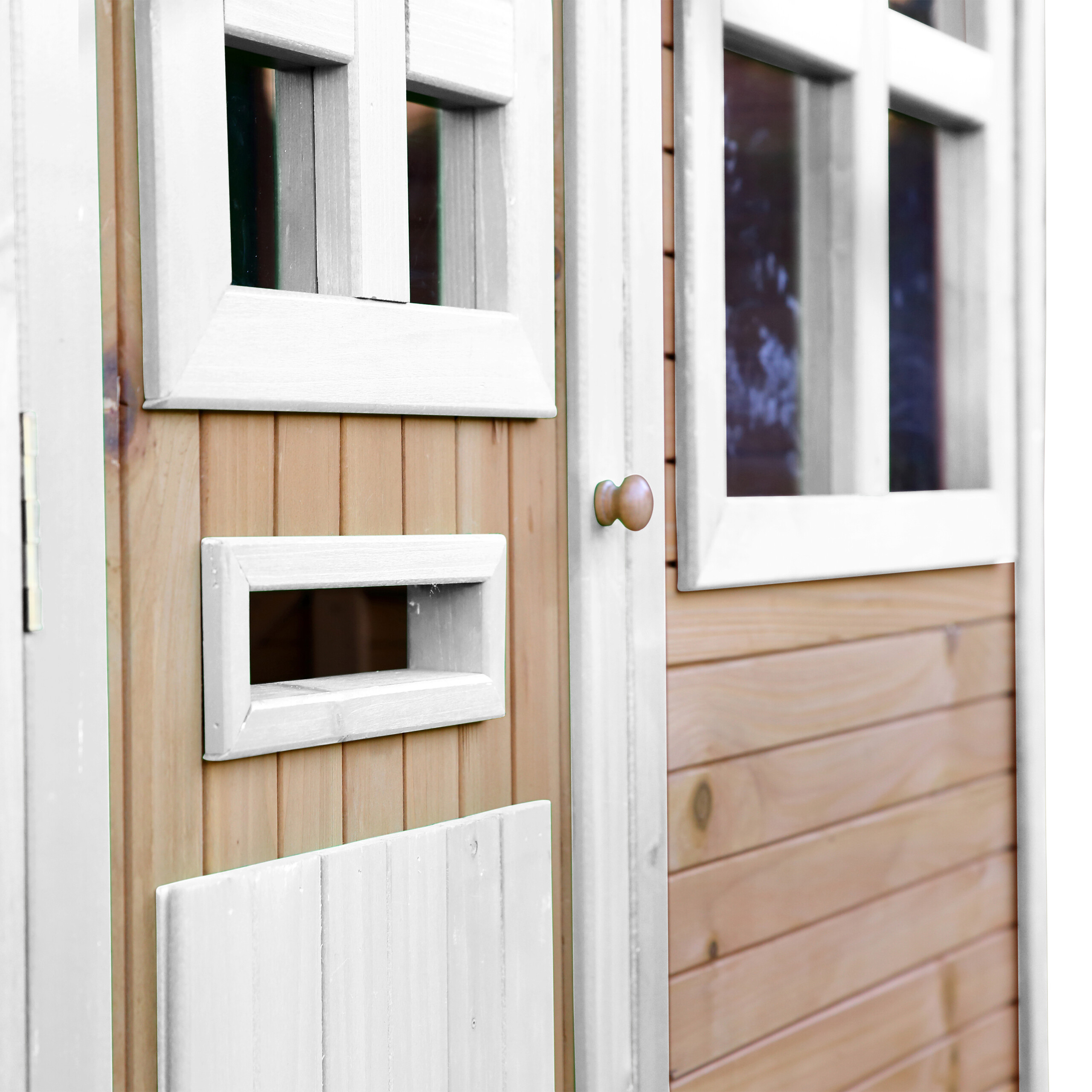 AXI Spielhaus Alex braun B/H/L: ca. 137x178x191 cm