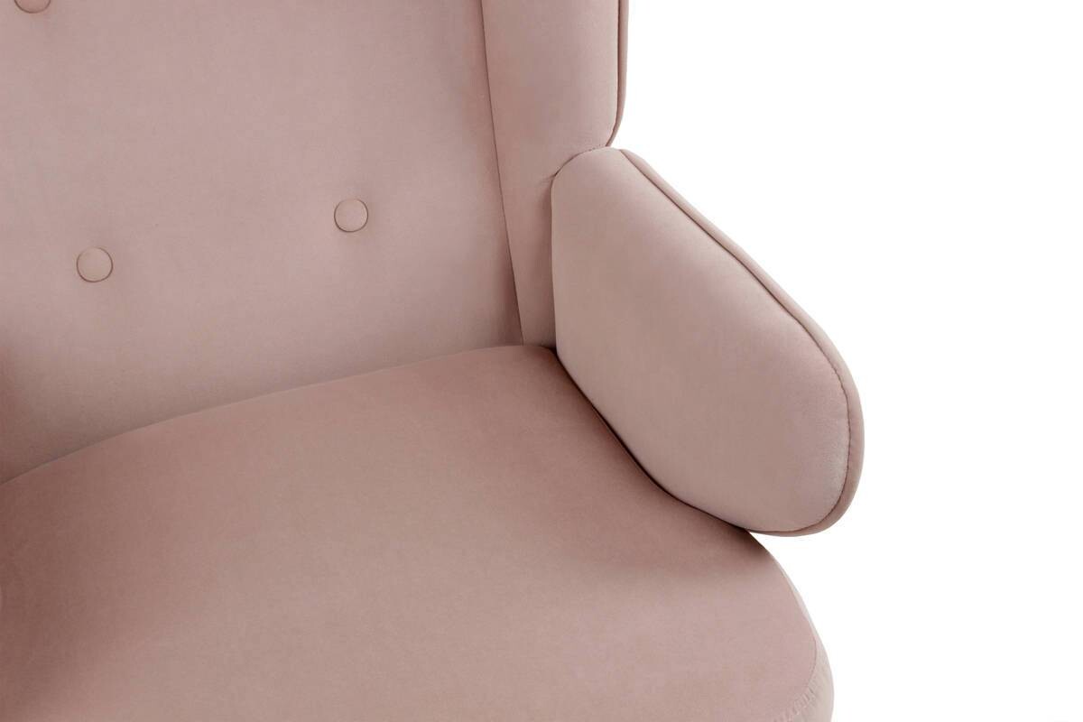 Schaukelstuhl Melorie 100 altrosa B/H/T: ca. 86x95x65 cm