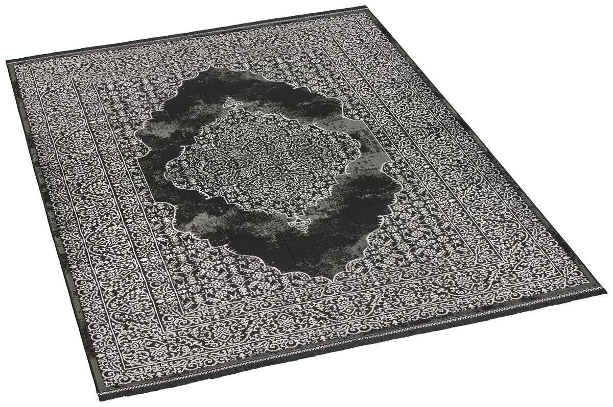 Webteppich Salsa schwarz B/L: ca. 80x300 cm