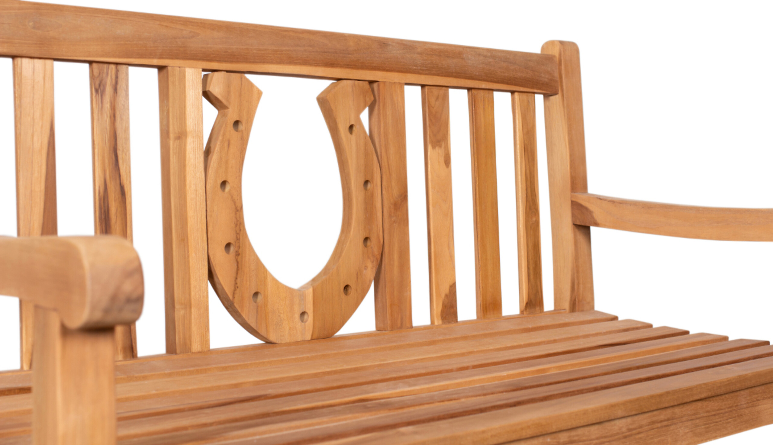 deVries Gartenbank Woodie natur Teakholz B/H/L: ca. 60x89x120 cm