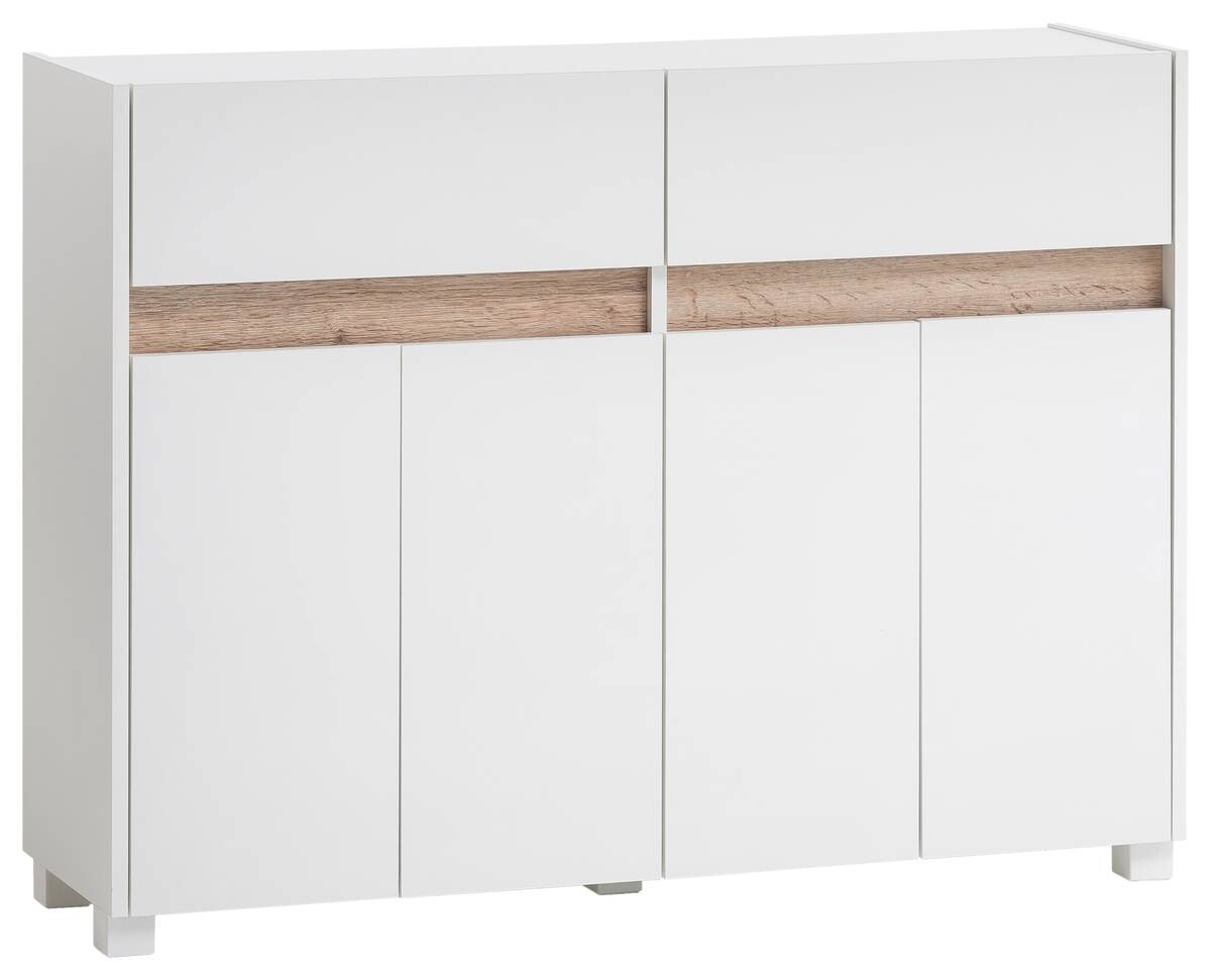 Kommode Cosmo perlweiß Optik B/H/T: ca. 112,2x84,8x33 cm Kommode Cosmo perlweiß Optik B/H/T: ca. 112,2x84,8x33 cm