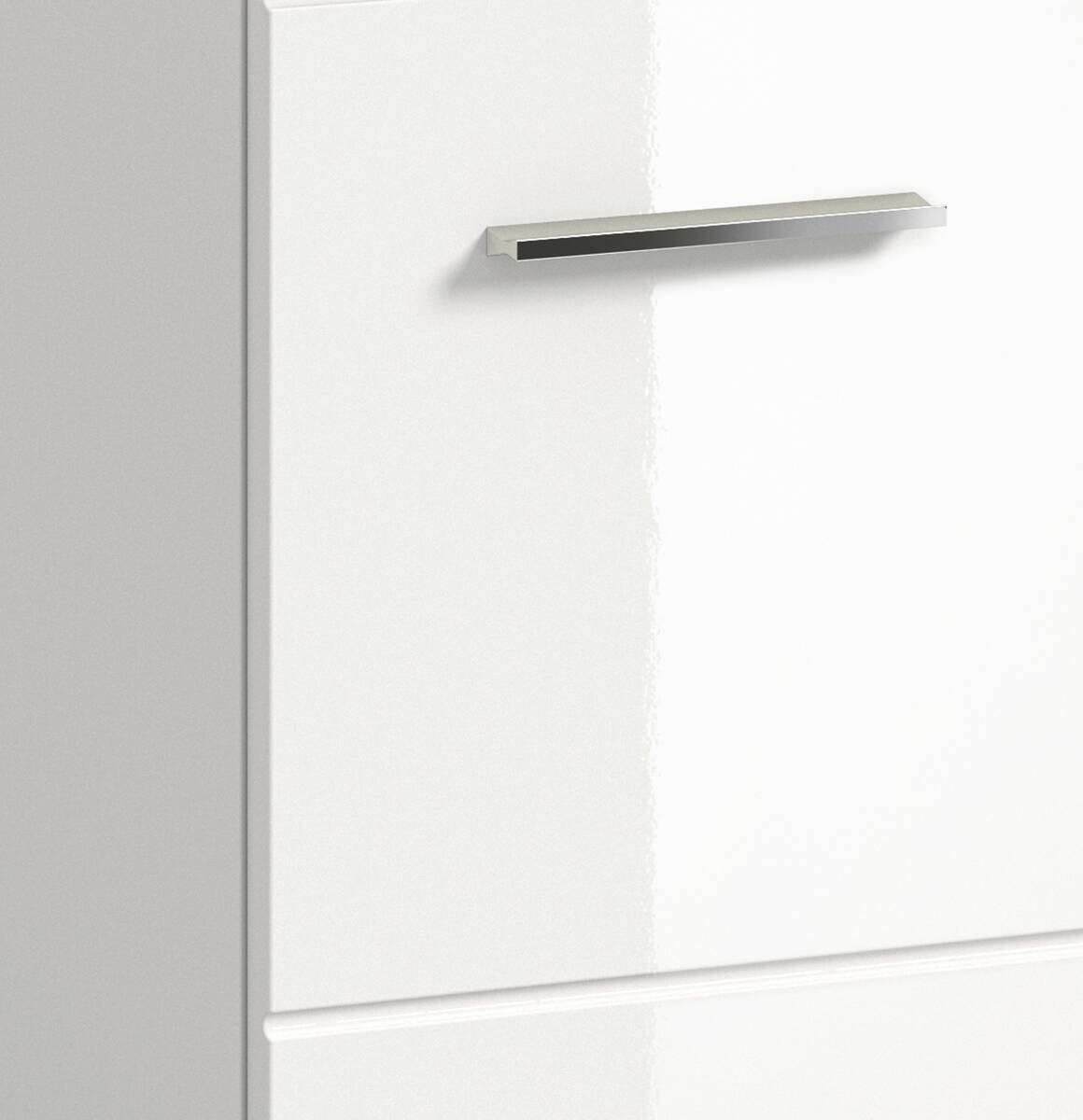 Badhochschrank ICE weiß weiß Hochglanz B/H/T: ca. 60x185x30 cm