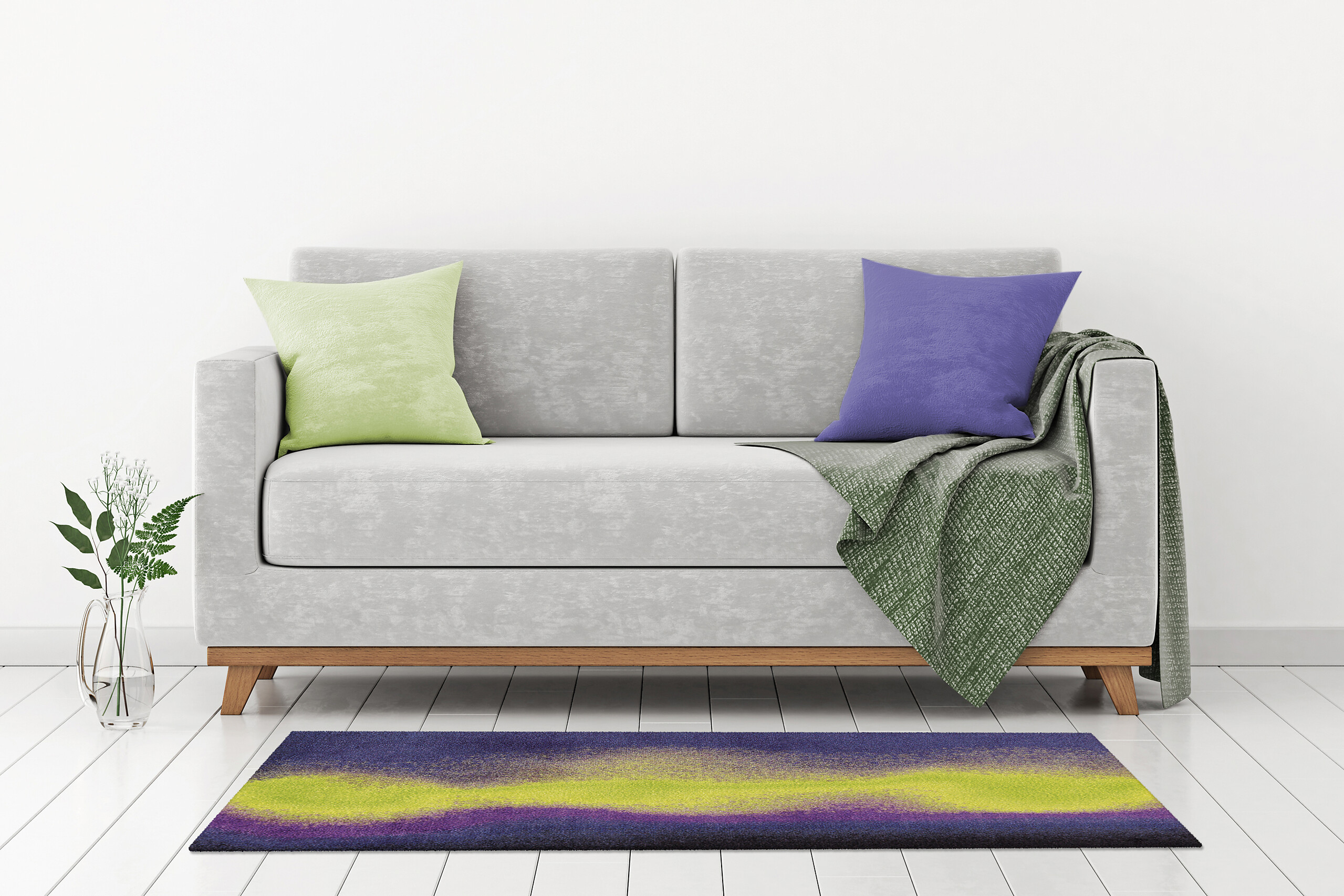 Arte Espina Kurzflorteppich Living Mat 28 gelb B/L: ca. 64x168 cm