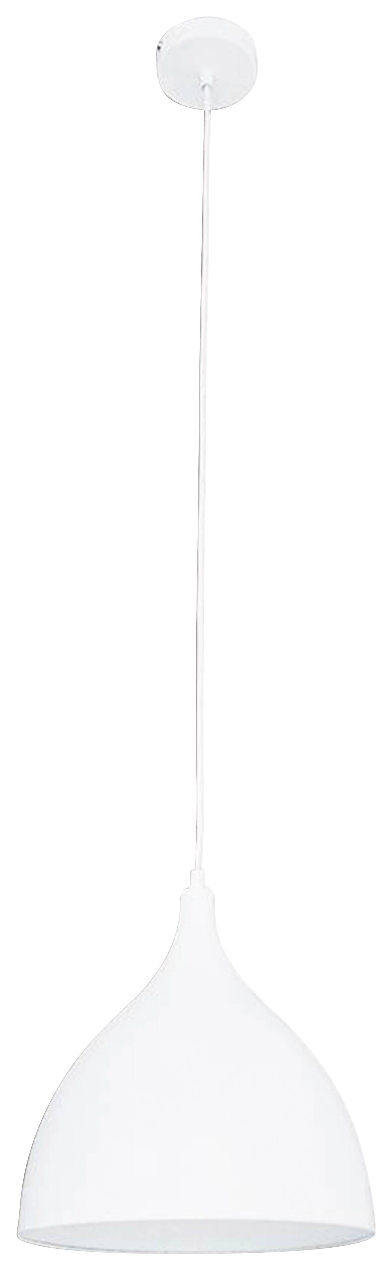 Näve Leuchten Pendelleuchte 6076523 weiß Metall B/H/T: ca. 28x115x28 cm E27 1 Brennstellen