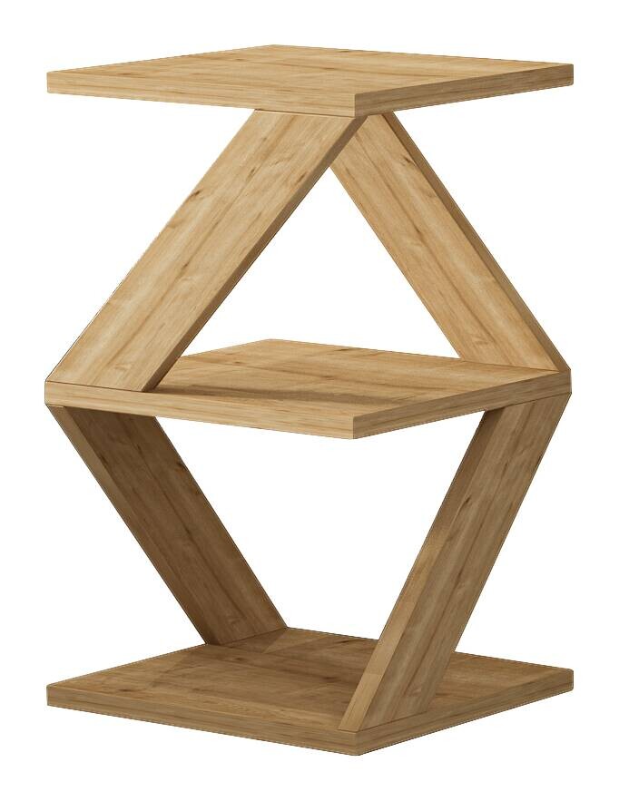 Beistelltisch Tulpe beige Spanplatte B/H/T: ca. 29,6x54,2x29,6 cm