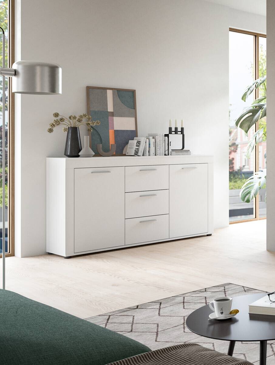 Sideboard Jam weiß B/H/T: ca. 125x80x35 cm