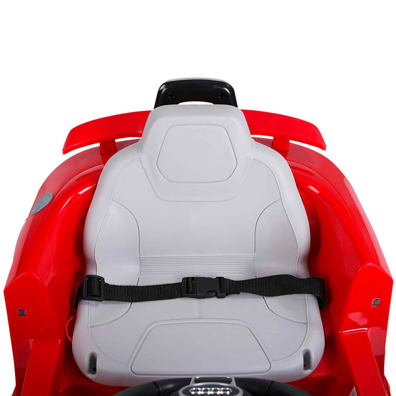 HOMCOM Kinder-Elektroauto Audi TT RS rot B/H/L: ca. 63x44x103 cm