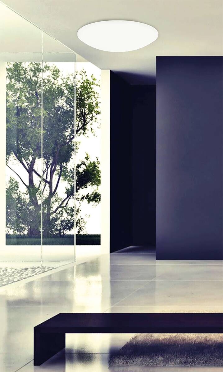 Näve Leuchten Deckenleuchte 1194226 weiß Metall Kunststoff B/H/T: ca. 60x15x60 cm null 1 Brennstellen