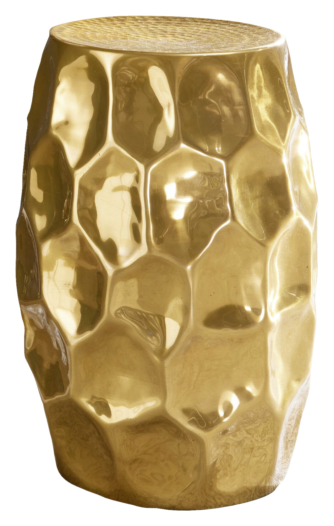 Beistelltisch gold Aluminium B/H/T: ca. 30x47x30 cm