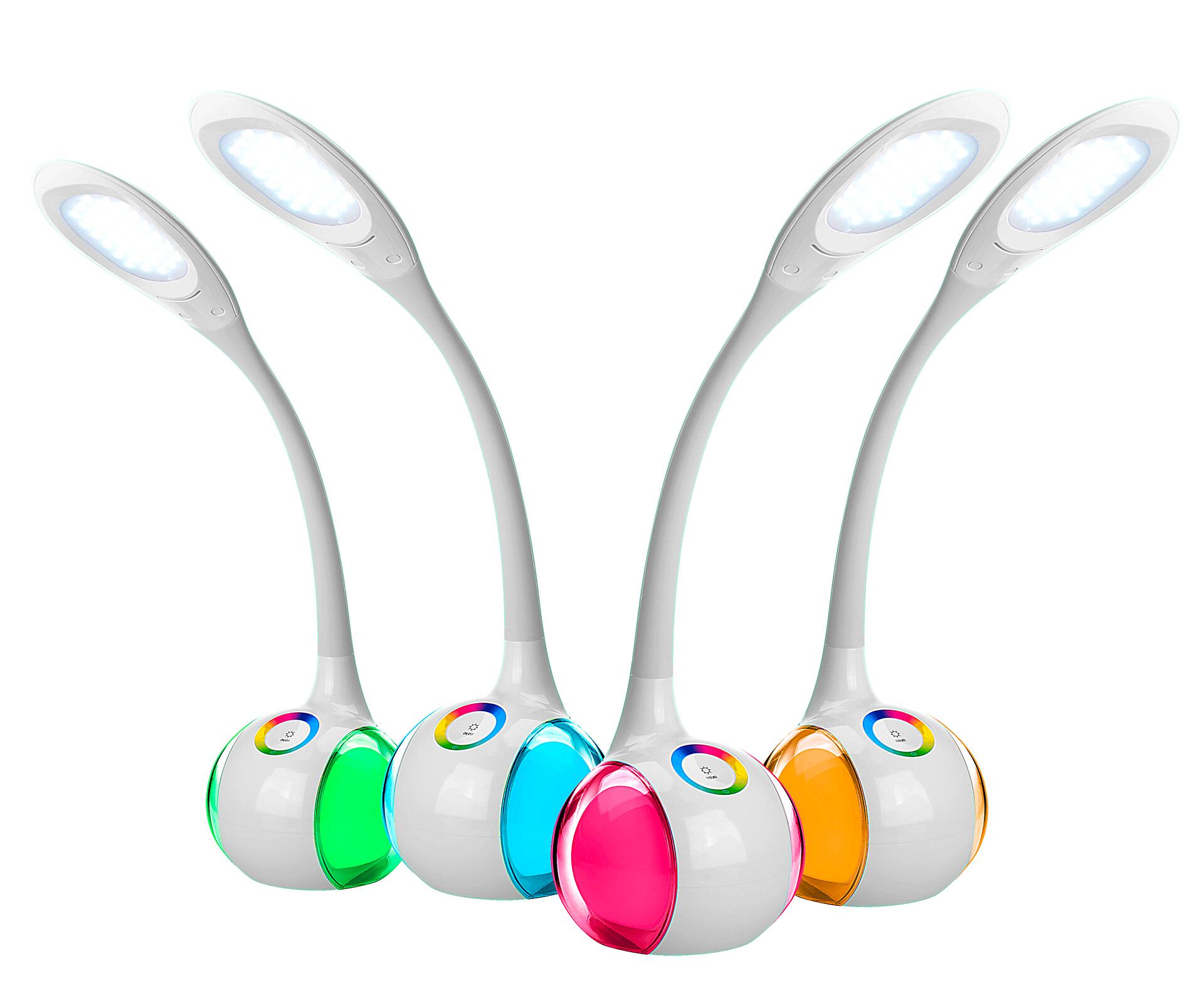 POCOline Tischleuchte Leiko weiß Kunststoff H: ca. 52 cm