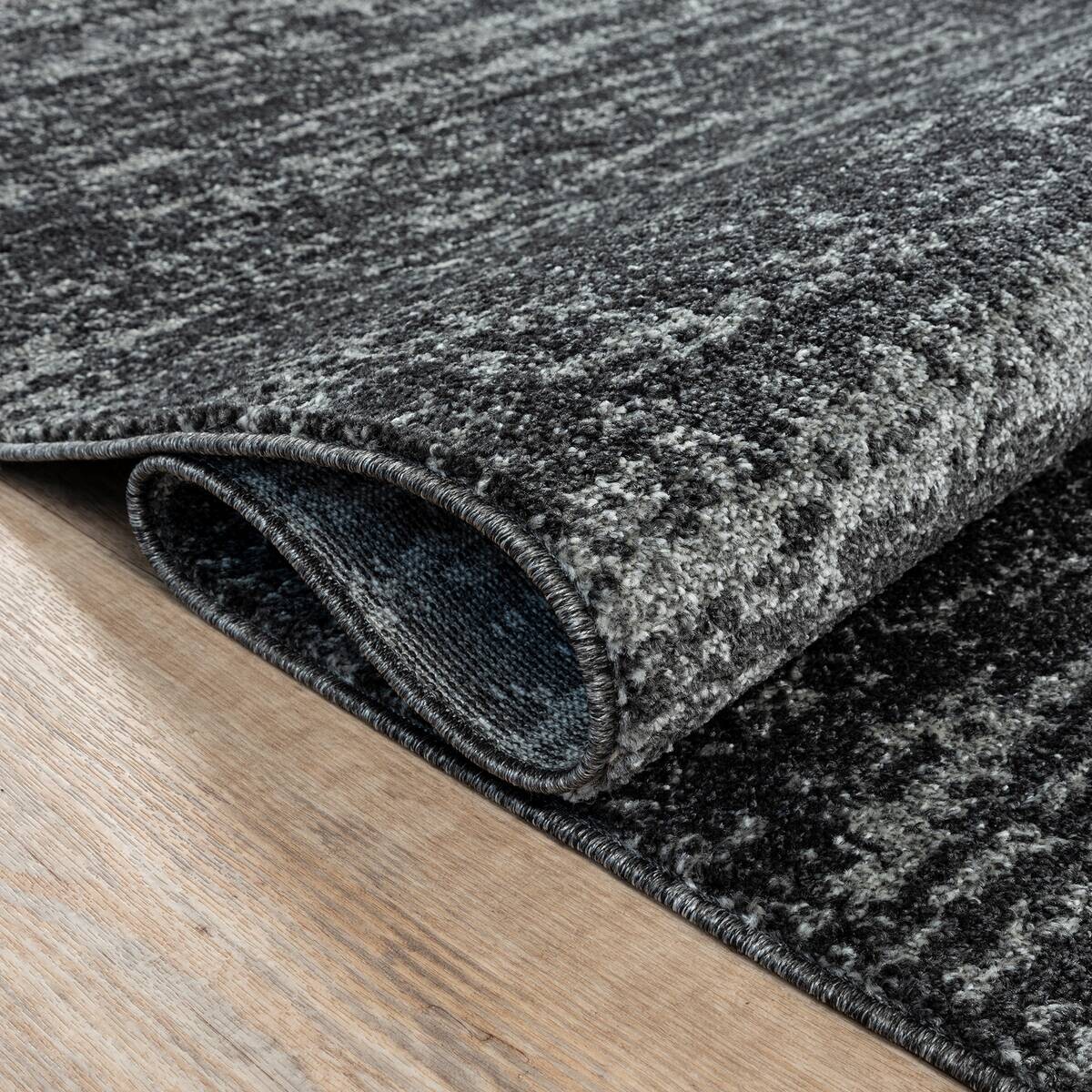 Sanat Kurzflorteppich OSLO schwarz B/L: ca. 160x230 cm