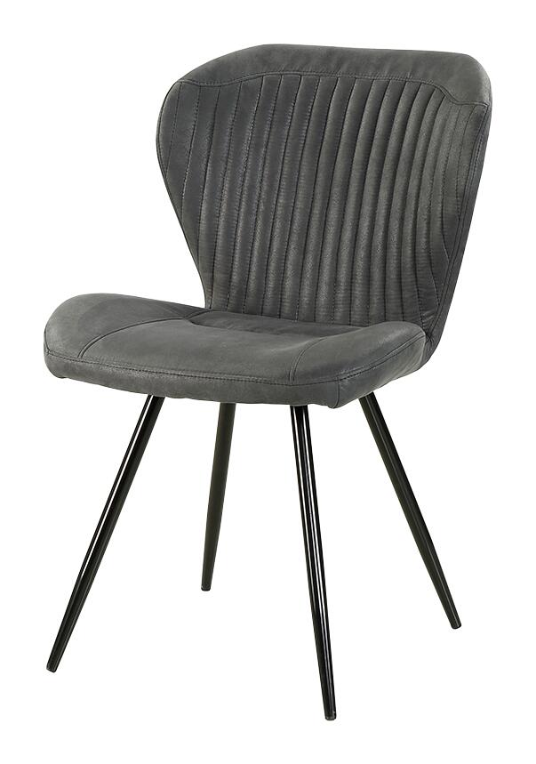 Stuhl  anthrazit Vintage B/H/T: ca. 54x86x64 cm