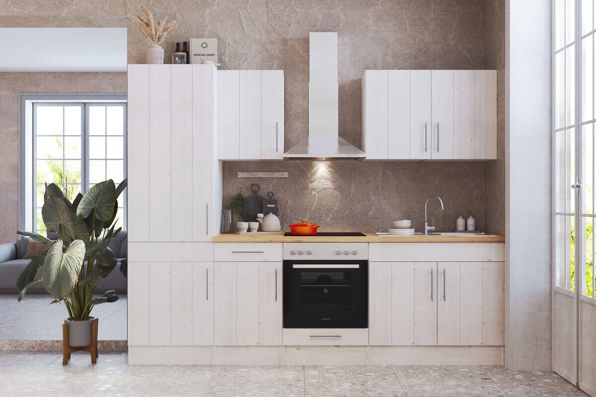 Respekta Küchenblock Premium weiß matt B/H/T: ca. 270x211x60 cm