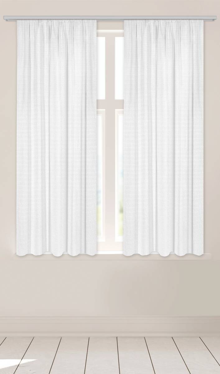 Dekovorhang Leo champagner B/L: ca. 135x170 cm