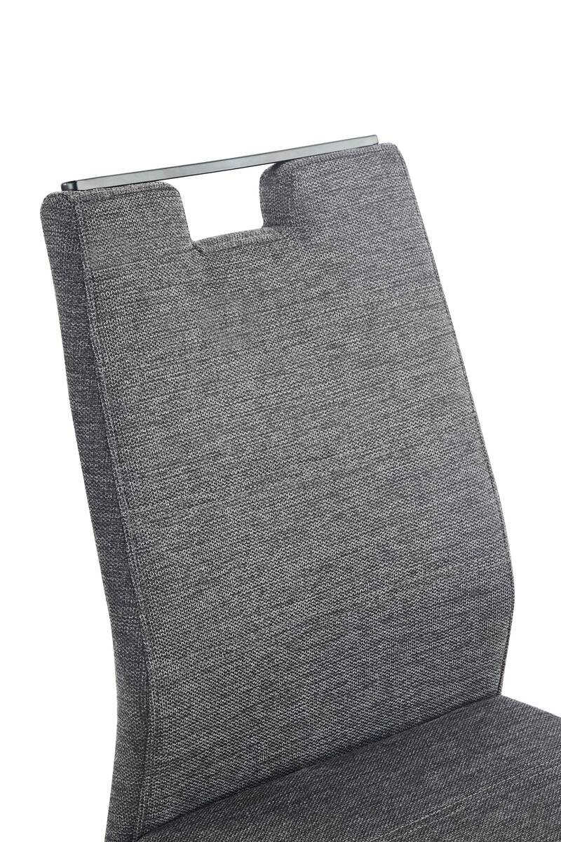 Schwingstuhl Kerstin II anthrazit Webstoff B/H/T: ca. 47x100x65 cm