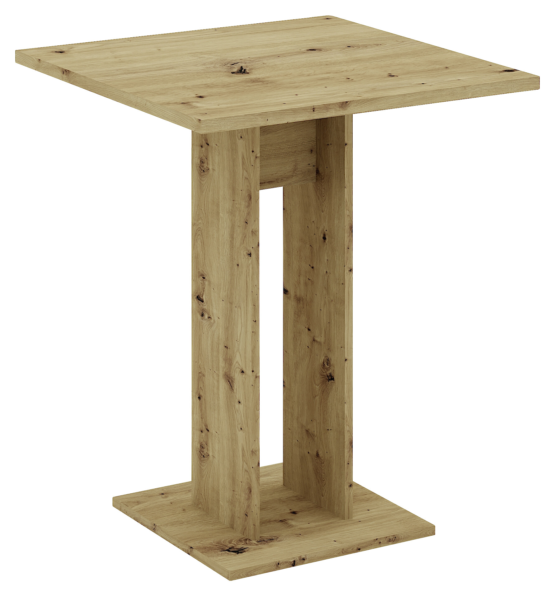 Tisch EVERT Eiche Artisan Nachbildung B/H/T: ca. 67,5x78x67,5 cm