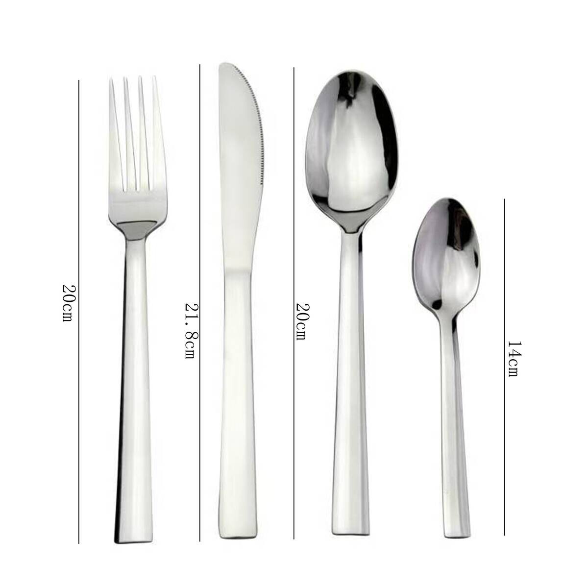 Sensation Besteck silber Edelstahl 16 tlg.