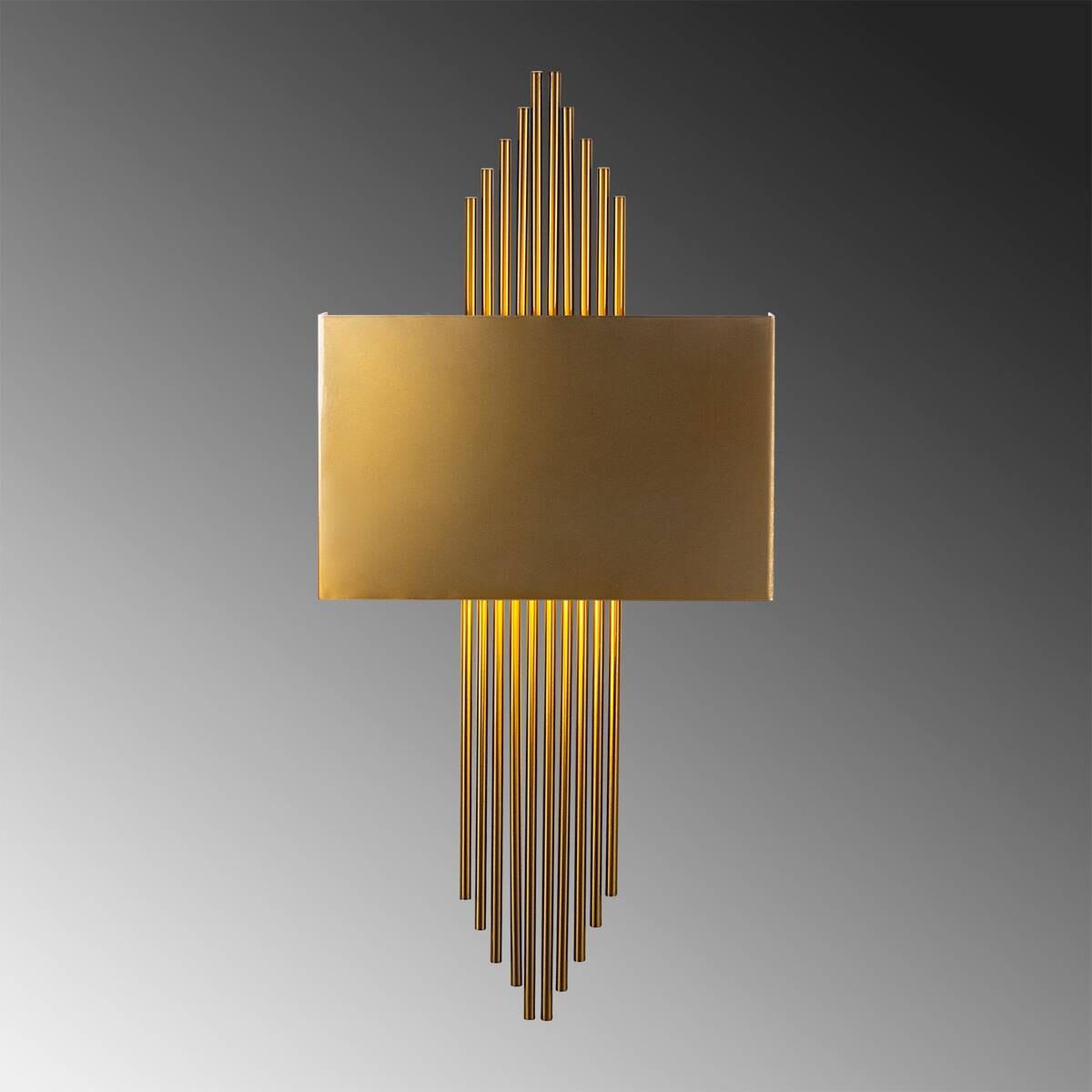 Opviq Wandleuchte Metall B/H/L: ca. 10x22x75 cm E27 1 Brennstellen