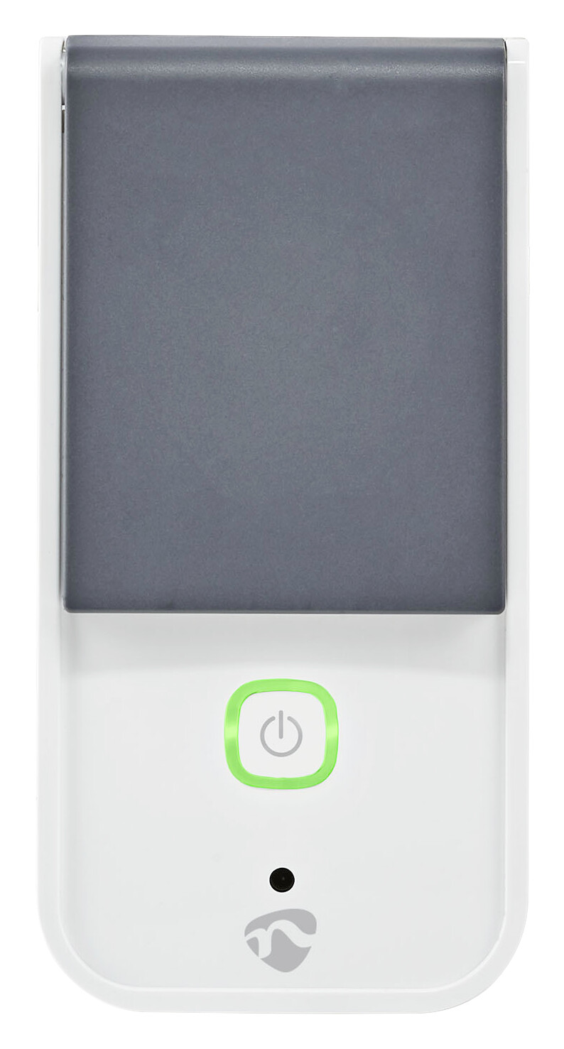 Nedis Smart-Stecker weiß grau Kunststoff B/H/L: ca. 6x11,5x9 cm