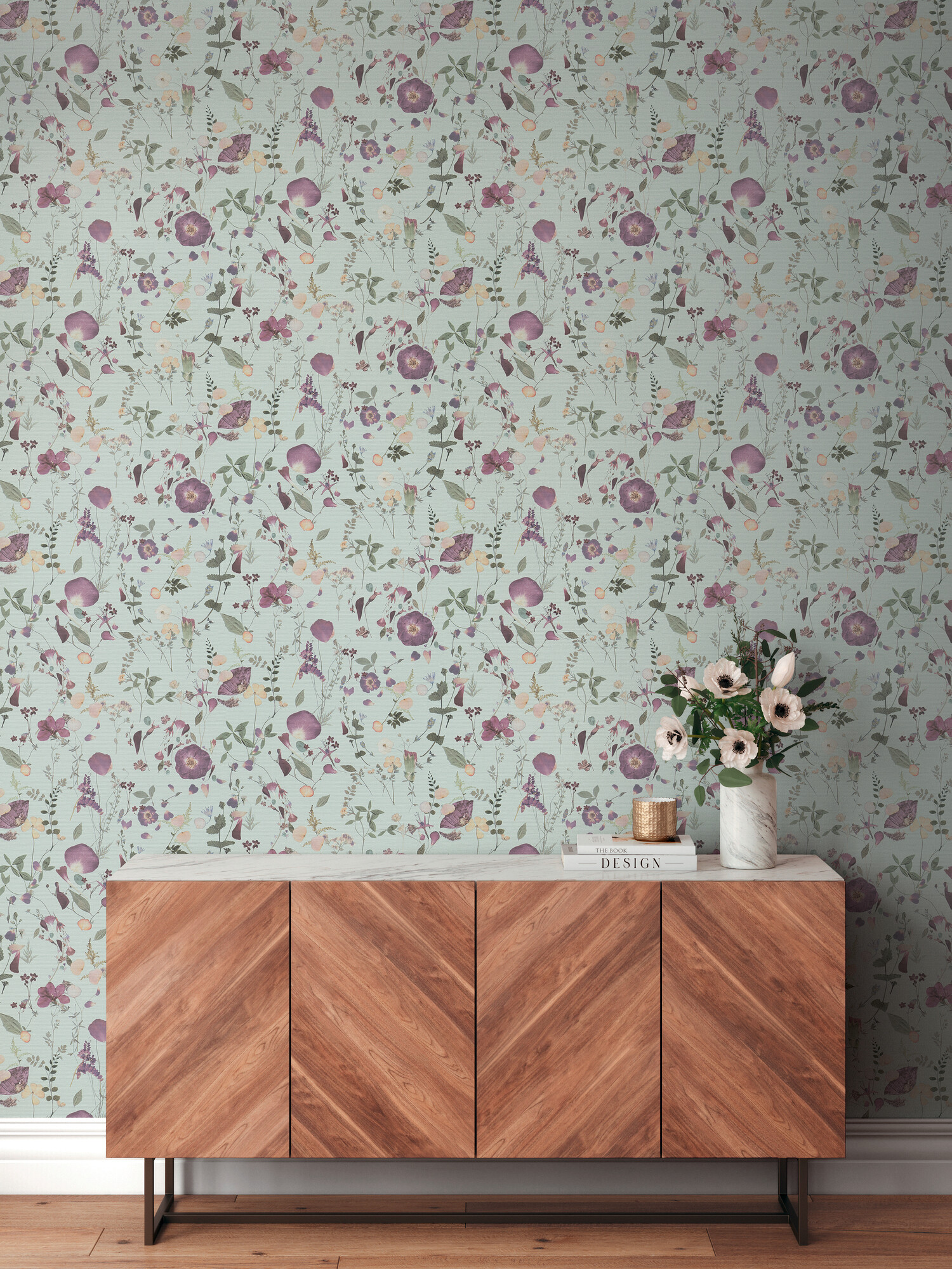 A.S.Creation Vliestapete violett gelb B/H/D: ca. 53x1005x8 cm