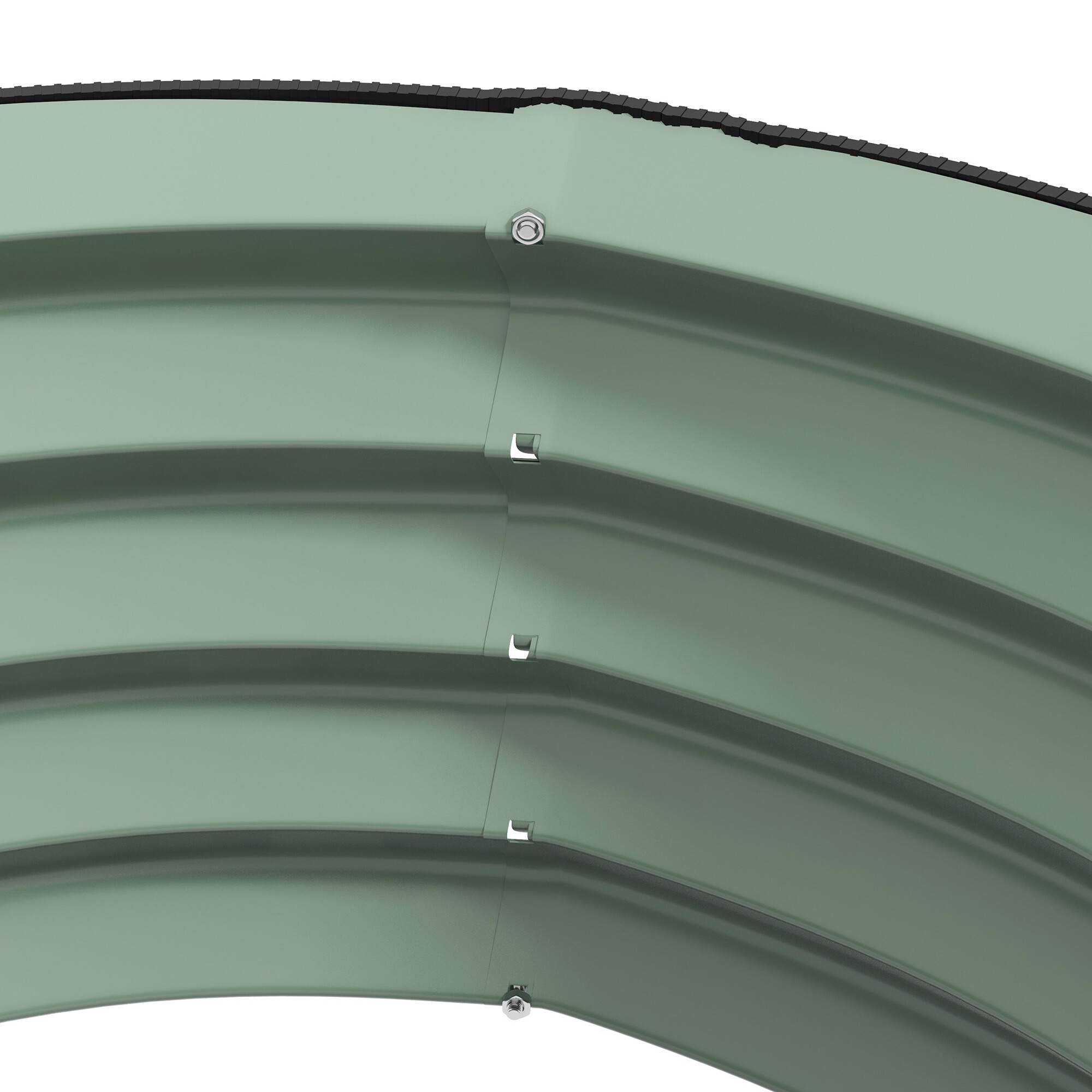 Outsunny Hochbeet-Set grün Stahl B/H/L: ca. 60x30x60 cm