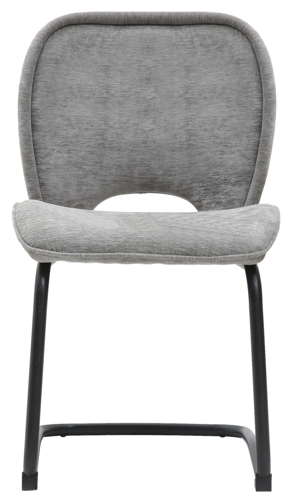 Schwingstuhl Maja grau Microfaser B/H/T: ca. 63x88x52,5 cm