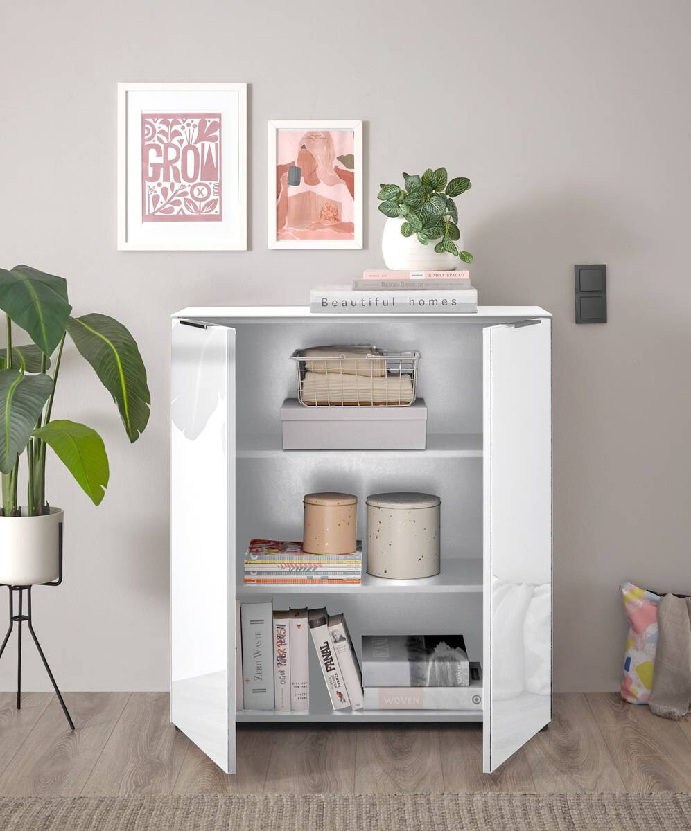 Kommode Santorin weiß B/H/T: ca. 90x99x40 cm