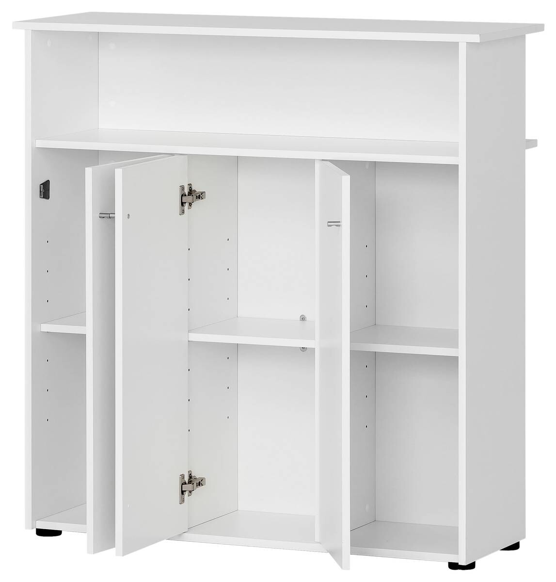 Konsolentisch Serie 400 weiß matt B/H/T: ca. 107x111x44 cm