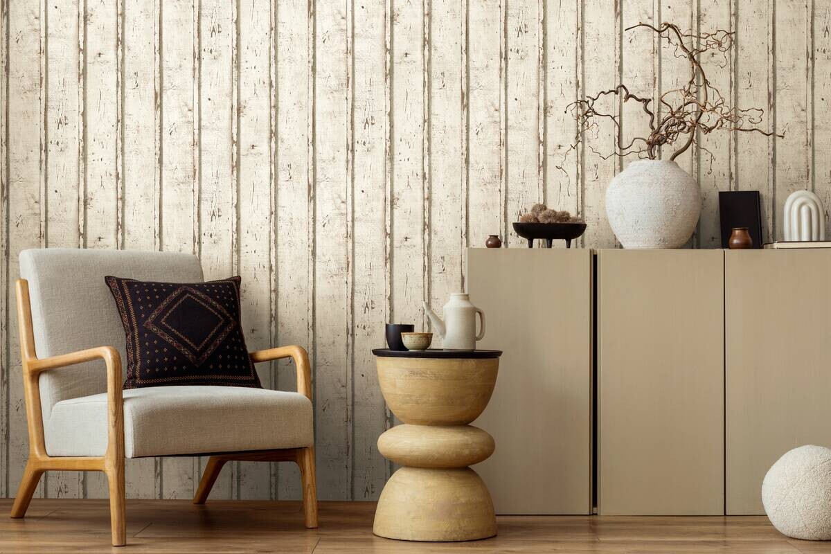 A.S.Creation Vliestapete creme grau B/H/D: ca. 53x1005x8,2 cm