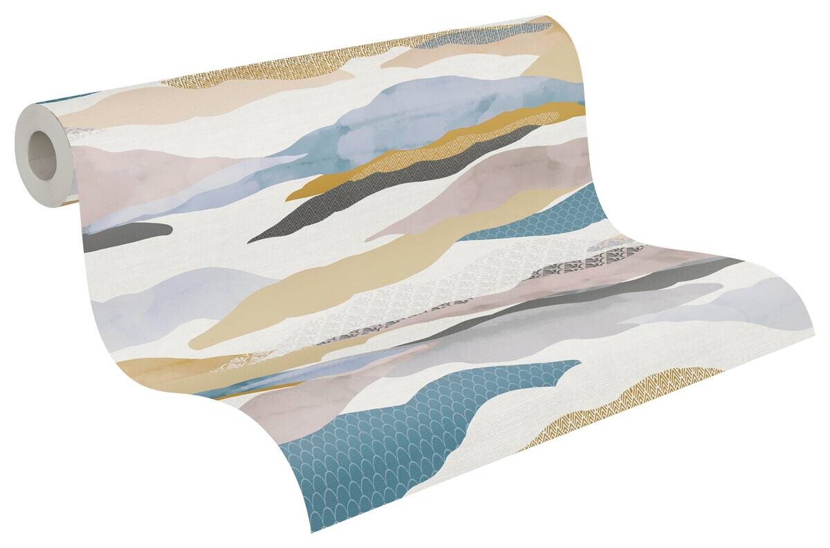 A.S.Creation Vliestapete rosa beige B/H/D: ca. 53x1005x8 cm