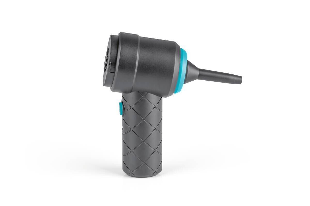 CLEANmaxx Akku-Handstaubsauger blau grau B/H/L: ca. 6,5x11,5x16 cm