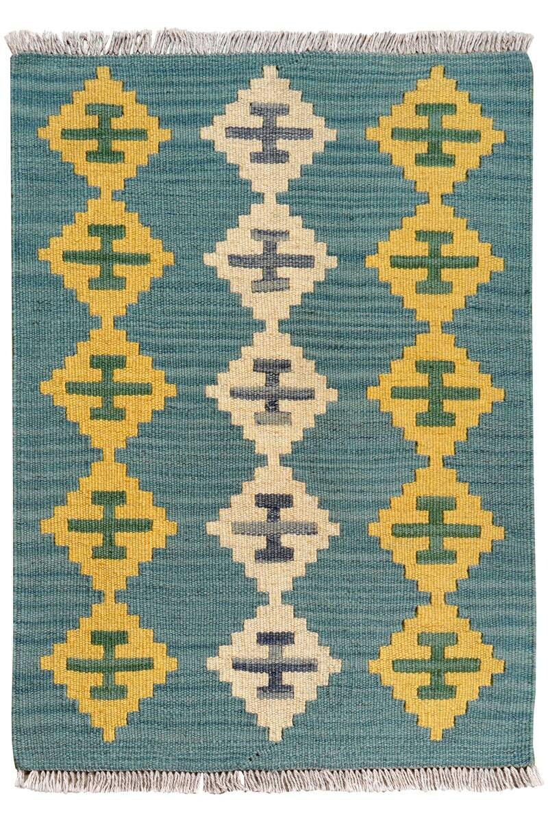 PersaTepp Teppich Kelim Gashgai blau B/H/L: ca. 63x1x88 cm