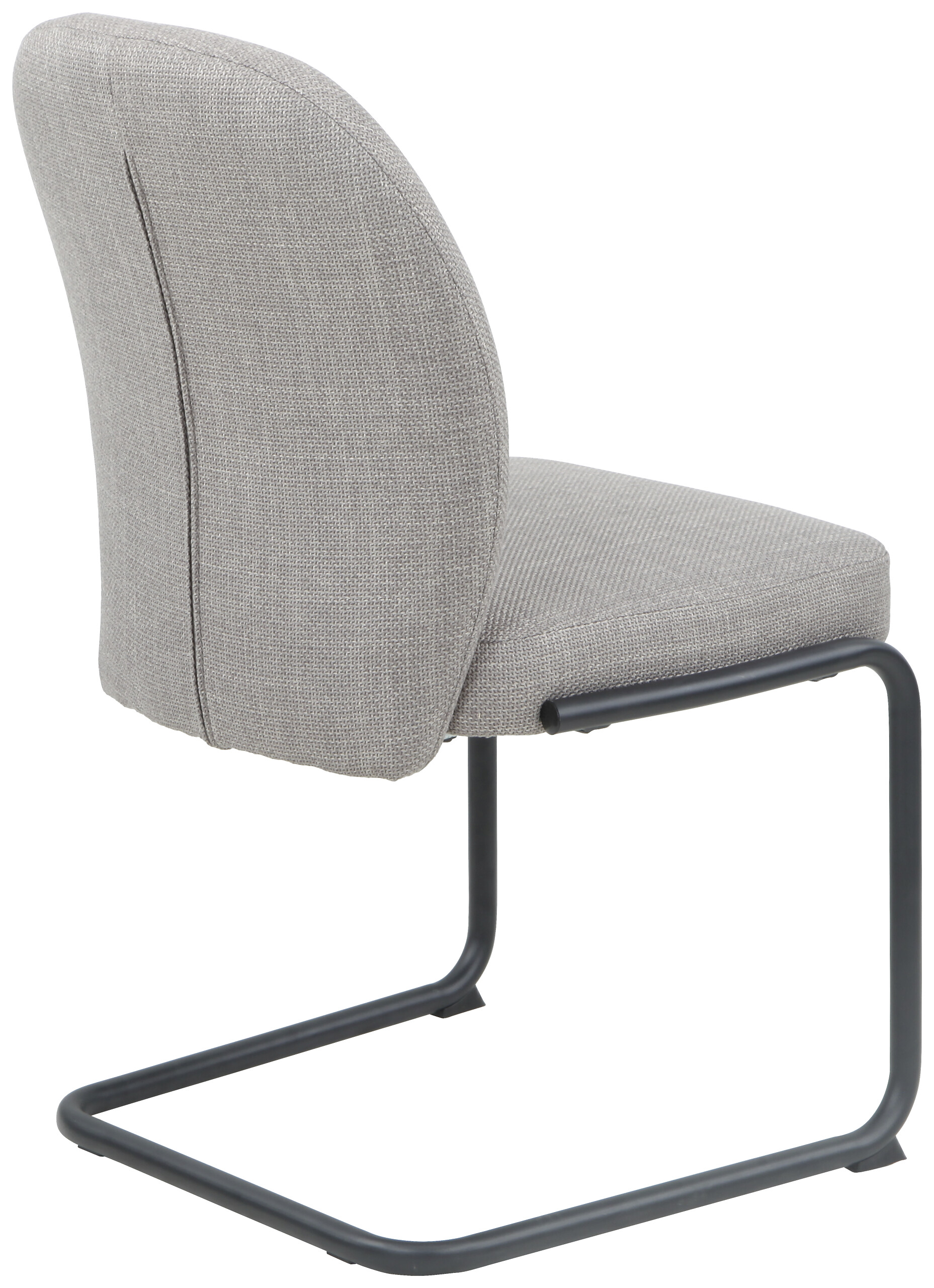 Schwingstuhl Karen II, 2er-Set schlamm Webstoff B/H/T: ca. 53x90x62 cm