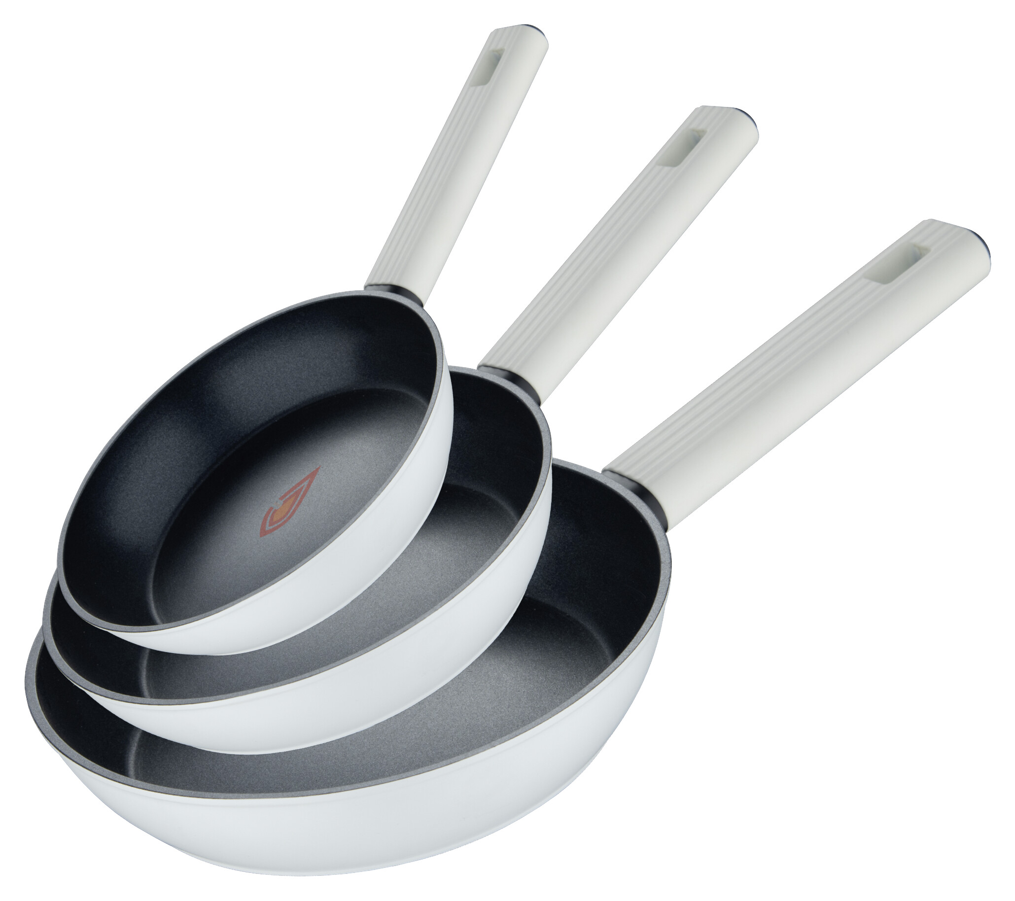 BERGNER Pfannenset LINES schwarz Aluminium 3 tlg.