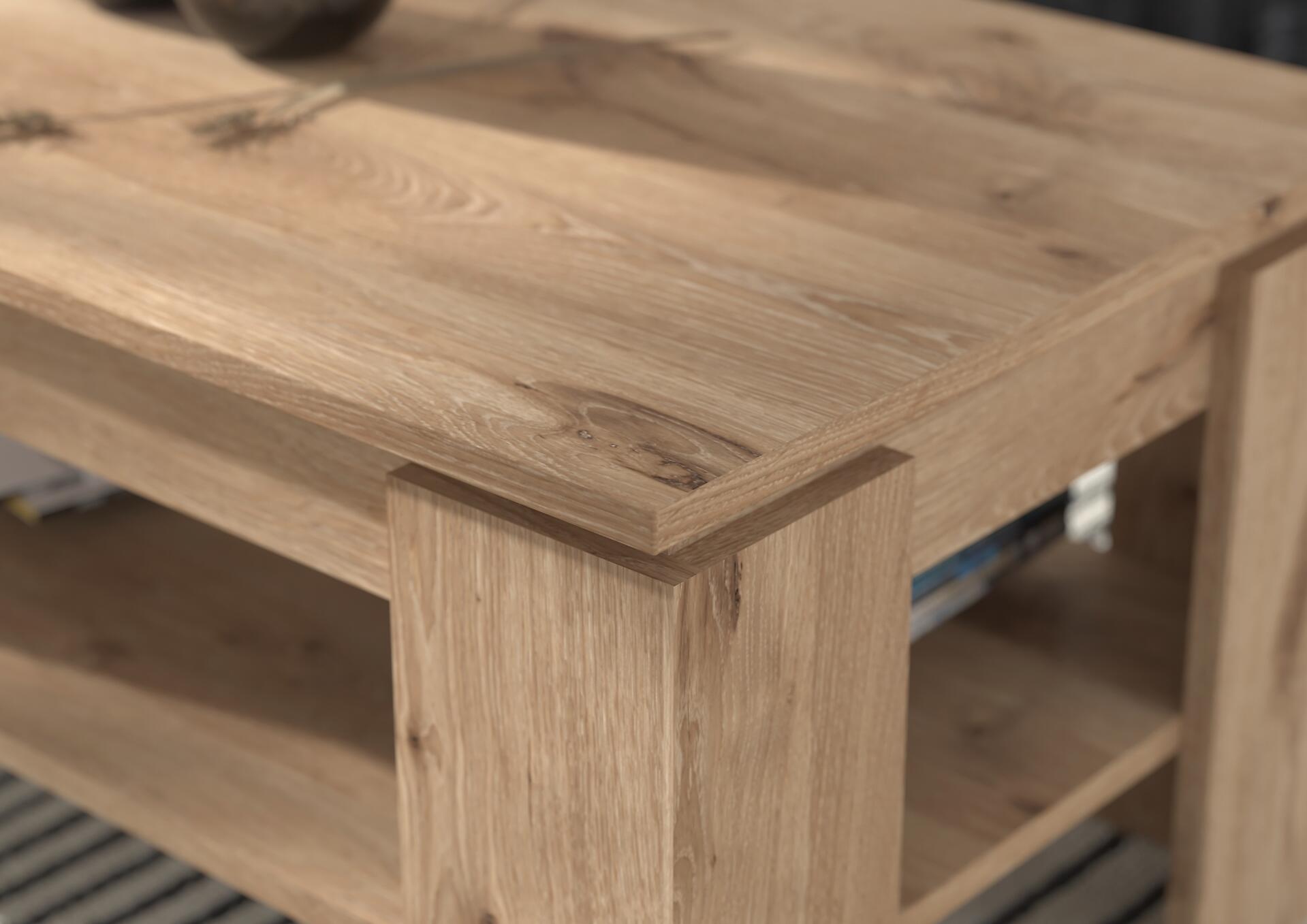 Couchtisch Mason Nox Oak Nachbildung B/H/T: ca. 100x45x60 cm