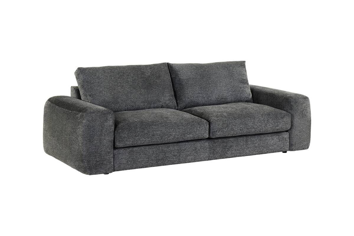 Big Sofa anthrazit Microfaser B/H/T: ca. 250x88x105 cm