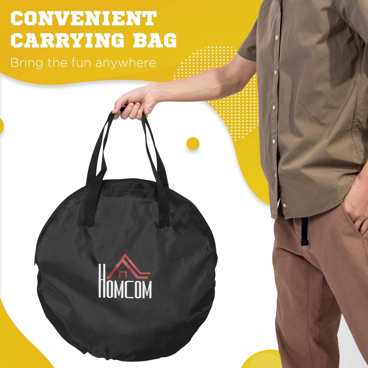 HOMCOM Fußballtor bunt B/H/L: ca. 80x80x120 cm