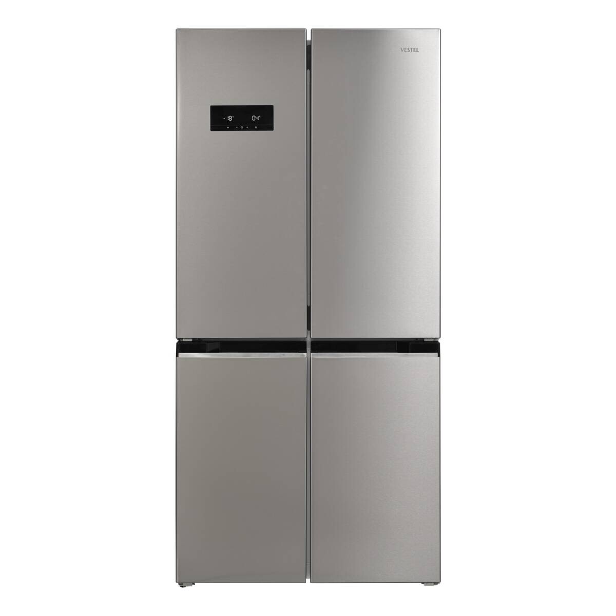 Vestel French-Door Kühl-/Gefrierkombination FD56021 EX Inox B/H/T: ca. 84x179x69 cm