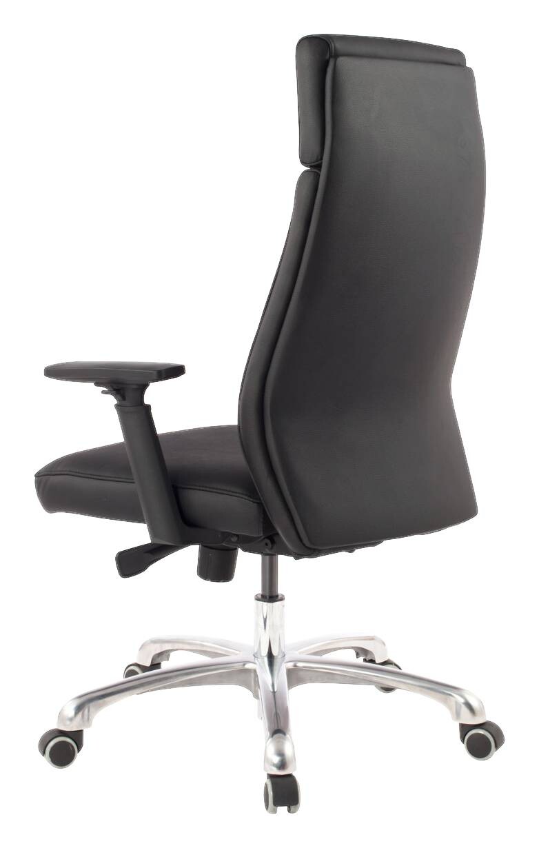 Drehstuhl schwarz Leder