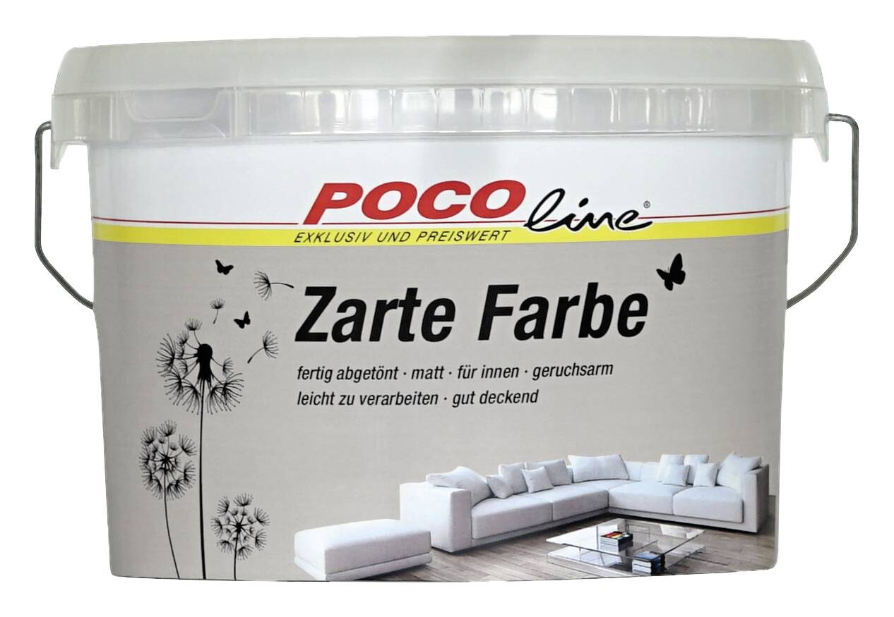 POCOline Raumfarbe Zarte Farben Feder ca. 10 l