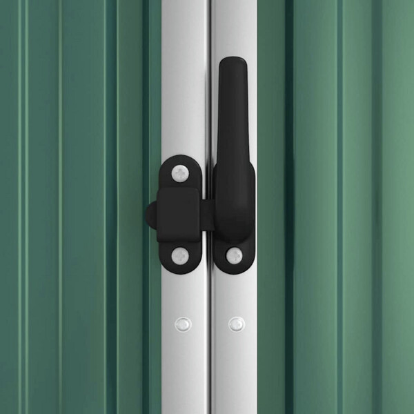 vidaXL Geräteschuppen grün B/H/T: ca. 225x161x89 cm