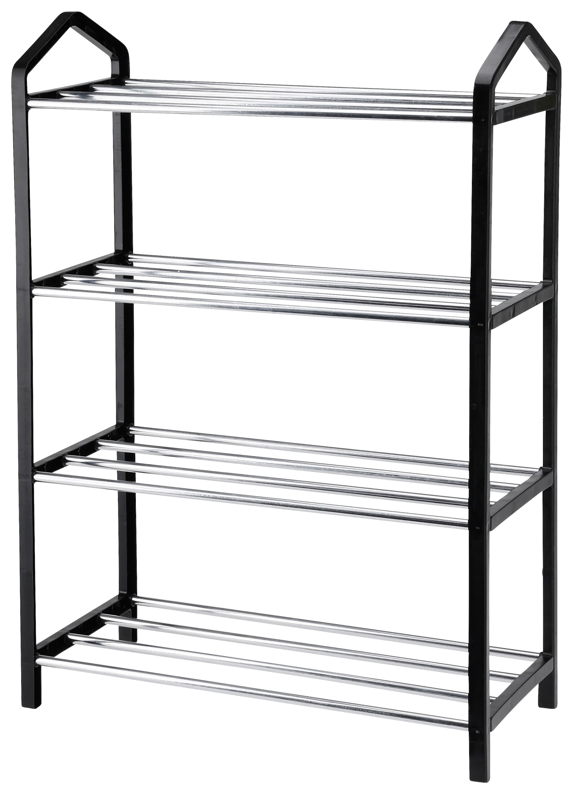 Schuhregal schwarz Eisen B/H/L: ca. 19,5x3,5x59,5 cm Schuhregal schwarz Eisen B/H/L: ca. 19,5x3,5x59,5 cm